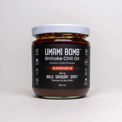 Umami Bomb Shiitake Chili Oil (Extra Hot) - Spread - Vumami Foods