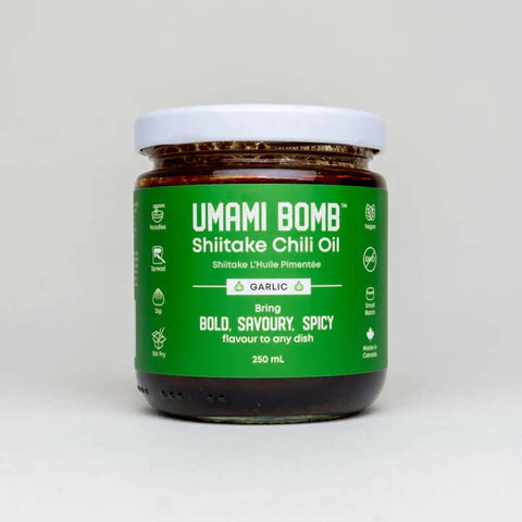 Umami Bomb Shiitake Chili Oil (Garlic) - Spread - Vumami Foods